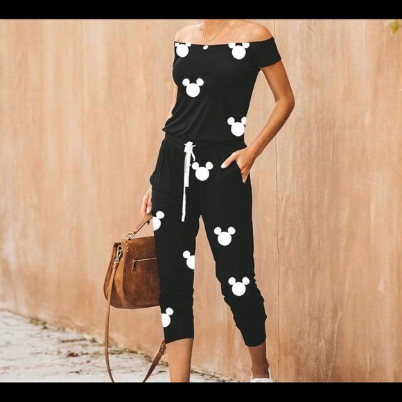 mickey mouse jumpsuit womens